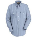 Men's Long Sleeve Dress Shirt w/ Pocket Flaps